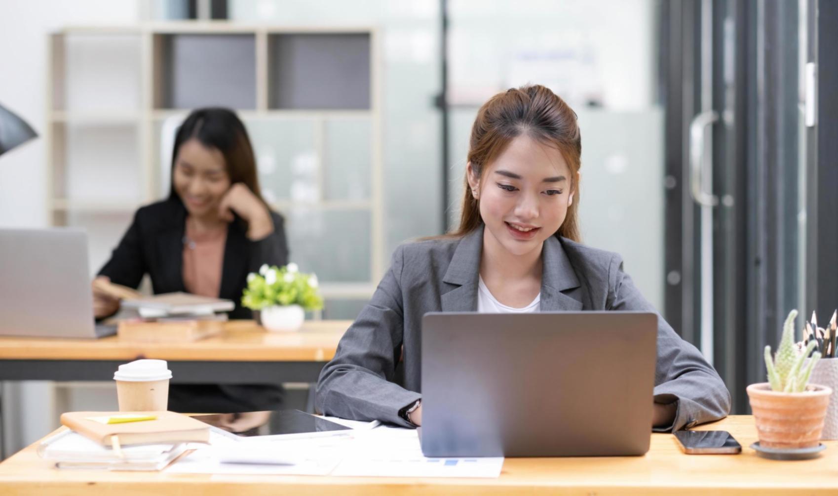 Financial analyst working on complex modeling projects